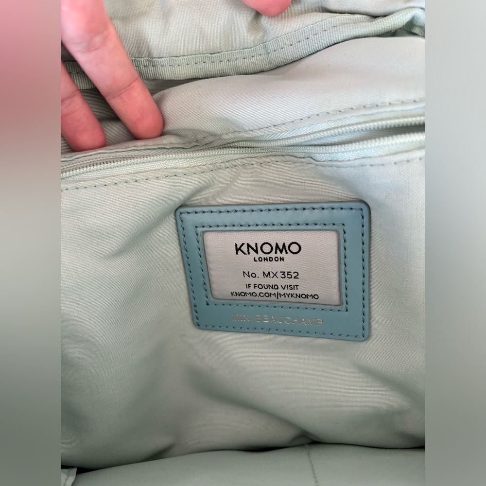 KNOMO mini Beauchamp backpack light blue - Picture 6 of 9
